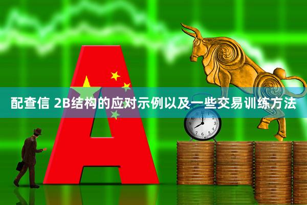 配查信 2B结构的应对示例以及一些交易训练方法