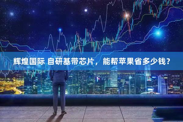 辉煌国际 自研基带芯片，能帮苹果省多少钱？