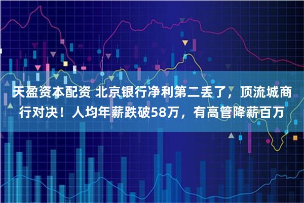 天盈资本配资 北京银行净利第二丢了，顶流城商行对决！人均年薪跌破58万，有高管降薪百万